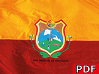 Bandera de San Antonio de Pichincha